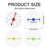 12pcs Game Spinners, Blank Acrylic Clear Game Board with Rotating Arrows Erasable Arrow Spinners for Classroom Activities (Round, Colorful Arrow) view 2
