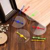 12pcs Game Spinners, Blank Acrylic Clear Game Board with Rotating Arrows Erasable Arrow Spinners for Classroom Activities (Round, Colorful Arrow) view 4