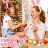 20 PCS White Wooden Eggs to Paint Fake Easter Eggs Dummy Faux Wooden Eggs for Crafts, Easter Decorations, Home Decoration view 4
