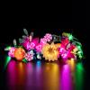 BrickSoul Led Light Kit for Leg0 10342 Botanicals Pretty Pink Flower Bouquet Building Set view 2