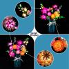 BrickSoul Led Light Kit for Leg0 10342 Botanicals Pretty Pink Flower Bouquet Building Set view 3