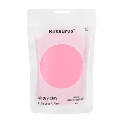 100g Pink Air Dry Foam Clay, DIY Magic Model Clay for Kids, Colorful Soft Clays for School Supply, Slime, Art Projects, Cosplay - Non-Sticky, Non-Toxic & Safe - Gifts for Boys & Girls and Adult