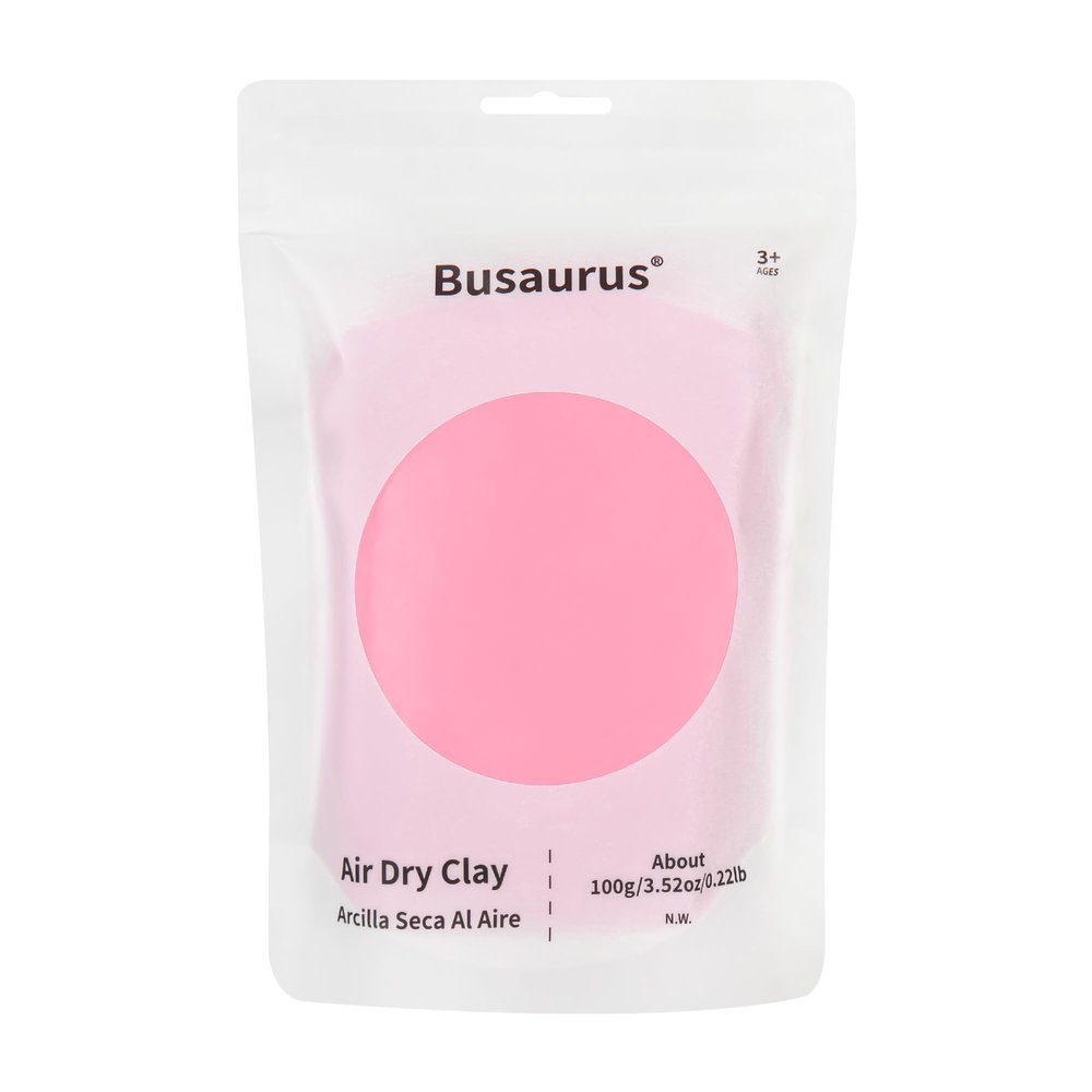 100g Pink Air Dry Foam Clay, DIY Magic Model Clay for Kids, Colorful Soft Clays for School Supply, Slime, Art Projects, Cosplay - Non-Sticky, Non-Toxic & Safe - Gifts for Boys & Girls and Adult