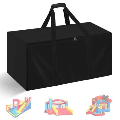 Andacar Bounce House Inflatable Storage Bag for Bounce House Inflatable, Portable Boun-cy House Storage Bag Kids Boun-cy Castle Bag Outdoor Ju-mp House Bags - 40"L  20"W  28"H, Black