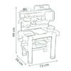 Smoby Life Mud Kitchen Game with 11 Accessories Anti-UV Treated Recycled Material from 3 Years and Above Made in France view 4
