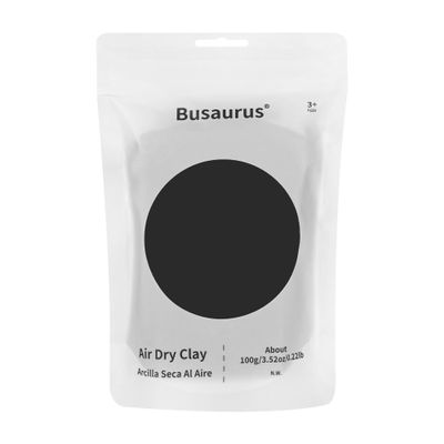 100g Black Air Dry Foam Clay, DIY Magic Model Clay for Kids, Colorful Soft Clays for School Supply, Slime, Art Projects, Cosplay - Non-Sticky, Non-Toxic & Safe - Gifts for Boys & Girls and Adult