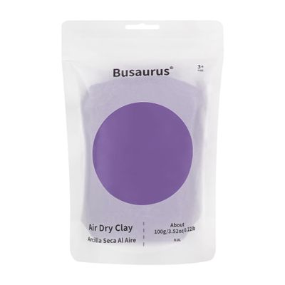 100g Purple Air Dry Foam Clay, DIY Magic Model Clay for Kids, Colorful Soft Clays for School Supply, Slime, Art Projects, Cosplay - Non-Sticky, Non-Toxic & Safe - Gifts for Boys & Girls and Adult