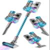 BLAXTEM 4-in-1 Kids Toy Vacuum That Works, Toddler Pretend Play Cleaning Set with Real Suction, Toys Working Cleaner Birthday Idea for 3 4 5 6 7+ Year Girl Boy (Cyan) view 1