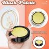 Pretend Makeup Kit for Girls, 12 Pcs Kids Cosmetic Pretend Play Beauty Make Up Set, Not Real Eye Shadow Blush Palette Lipstick with Hand Bag, Beige view 3