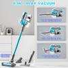 BLAXTEM 4-in-1 Kids Toy Vacuum That Works, Toddler Pretend Play Cleaning Set with Real Suction, Toys Working Cleaner Birthday Idea for 3 4 5 6 7+ Year Girl Boy (Blue) view 4