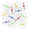 12pcs Game Spinners, Blank Acrylic Board with Rotating Arrows Clear Transparent Erasable Arrow Game Spinners for Classroom Activities (Square, Colorful Arrow) view 1