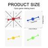 12pcs Game Spinners, Blank Acrylic Board with Rotating Arrows Clear Transparent Erasable Arrow Game Spinners for Classroom Activities (Square, Colorful Arrow) view 2