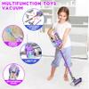 BLAXTEM 4-in-1 Kids Toy Vacuum That Works, Toddler Pretend Play Cleaning Set with Real Suction, Toys Working Cleaner Birthday Idea for 3 4 5 6 7+ Year Girl Boy (Purple) view 3
