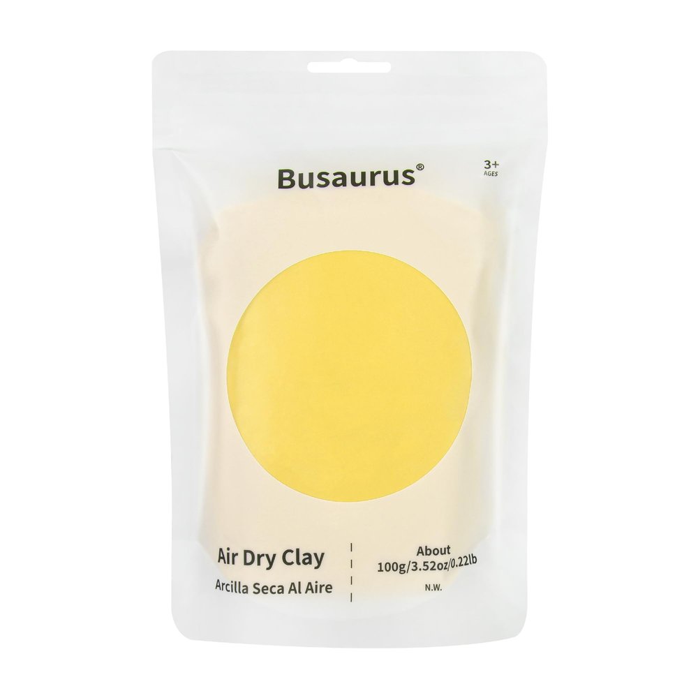 100g Yellow Air Dry Foam Clay, DIY Magic Model Clay for Kids, Colorful Soft Clays for School Supply, Slime, Art Projects, Cosplay - Non-Sticky, Non-Toxic & Safe - Gifts for Boys & Girls and Adult