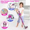 BLAXTEM 4-in-1 Kids Toy Vacuum That Works, Toddler Pretend Play Cleaning Set with Real Suction, Toys Working Cleaner Birthday Idea for 3 4 5 6 7+ Year Girl Boy (Rose Red) view 3
