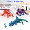 WQXWNFBA 3PCS 3D Printed Dinosaur Skeletons, 3D Printed Dragon Animals Toys, T-Rex Triceratops Stegosaurus Fidget Toys Adults Desk, Poseable with Articulated Joints, Home Decor, Stress Relief Toy view 2