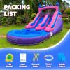 21FT Commercial Grade Water Slide for KidsPVC Inflatable Water Slides with Big Airtight Splash Water Pool,Bounce Slide for Party Fun (Pink &Purple) view 4