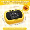 YOSHINE Tic Tac Toe Game, 5-in-1 Electronic Tic Tac Toe Game, Portable Tic Tac Toe Games for Travel, Digital Tic Tac Toe for Children and Adults  Yellow view 4