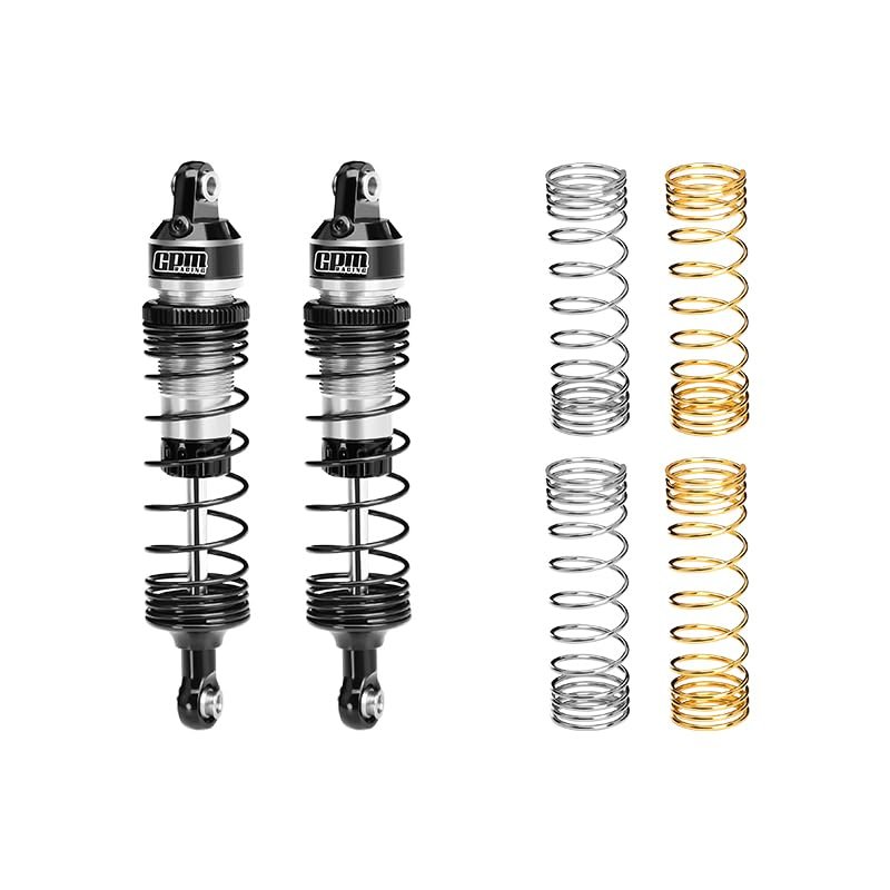 GPM 7075 Alloy Front/Rear Adjustable Spring Shock 87Mm For Mini Maxx Monster Truck-107154-1 (Silver)