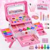 Kids Makeup Sets for Girls Toys - Washable Makeup for Kids with Mirror, Real Dressing Table with Stand, Princess Play Makeup Kit Perfect for 3 4 5 6 7 8-12 Year Old Girls Birthday & Christmas view 1