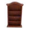 1:12 Dollhouse Bookshelf, Miniature Dollhouse Furniture, Birch Miniature Bookcase, 4 Tiers Bookshelf for Bedroom, Wedding, Bakery Scenes, Window Displays, and Plant Decorations view 1