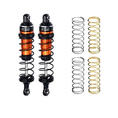 Aluminum 7075 Alloy Front Or Rear Adjustable Spring Shock 87mm for Traxxas 1:16 Mini Maxx 4WD 107154-1 / Mini XRT VXL-3S 108076-1 Monster Truck Upgrades - Orange