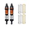 Aluminum 7075 Alloy Front Or Rear Adjustable Spring Shock 87mm for Traxxas 1:16 Mini Maxx 4WD 107154-1 / Mini XRT VXL-3S 108076-1 Monster Truck Upgrades - Orange view 1