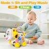 3-in-1 Musical Puppy Baby Toys 6-12-18 Month, Educational Toy for 1 Year Old Boy Girl Gifts, 1st Birthday Gift for 1 Year Old Boy Girl, Bilingual Present for 7 8 9 10 Month Infant view 3