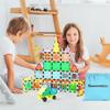 PicassoTiles Magnetic Tiles 61 Piece Magnet Tile Building Blocks Construction Sensory Toy Set with Carry Bag Storage Bin Container STEM Toddler Learning Educational Pretend Play Boy Girl Ages 3+ PT07 view 2