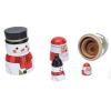 SASKATE 5 Glossy Round Christmas Nesting Dolls Attractive Ornaments with Snowman, Father Christmas, and Christmas Tree, Handmade Festive Gift Holders for Home Decor view 4