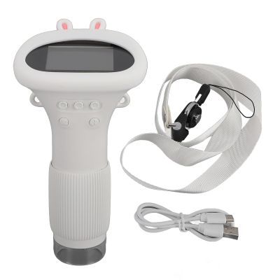 1000X Kids Microscope Camera 2 Inch HD Screen, 8 LED Lights, Portable Digital Microscope for Kids Adults, USB Connection, Built in Memory (White)