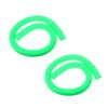 2 Pack Flexible Floatable Noodles, Deluxe Solid Pool Swim Noodles - 5 Foot / 150 Colorful, Green view 1