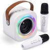 Mini Karaoke Machine for Kids with 2 Wireless Mics,TOP Singing Toys Birthday Gifts Ideas for Girls Ages 3,4,5,6,7,8,9,10,11,12+ Years Old,Great Gift Ages Girls,Boys Trend Party view 1