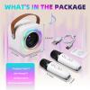 Mini Karaoke Machine for Kids with 2 Wireless Mics,TOP Singing Toys Birthday Gifts Ideas for Girls Ages 3,4,5,6,7,8,9,10,11,12+ Years Old,Great Gift Ages Girls,Boys Trend Party view 4