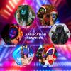 BBDKL Gesture-Activated Unisex LED Face-Changing Mask for Costumes, Cosplay & Masquerade Parties (Rechargeable LED mask) view 4