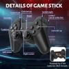 20000+ Games Retro Wireless Game Stick - Retro Game Console with 40 Emulators , 4K HD Output System, Plug and Play Video Game Consoles with 64GB TF Card, 2.4G Wireless Controllers view 4