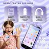 Kids Toys Phone, 3.97" Touchscreen Mini Phones for Kids, Learning Phone Puzzle Games, 1500mA Toys Cell Phone, 8GB Card Purple view 3