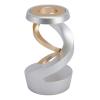 Desktop Metal Floating Gyroscope, Quiet Rotation, Unique Decoration, Fun Toy, Aluminum Alloy Material, 65x42mm Size, for Office or Home Desk (Silver and Gold Dragon) view 3