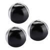 CHICIRIS Juggling Ball Set Silver Black PU Leather, Portable Juggling Ball Lightweight Tear, PU Soft Smooth view 1