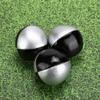 CHICIRIS Juggling Ball Set Silver Black PU Leather, Portable Juggling Ball Lightweight Tear, PU Soft Smooth view 2