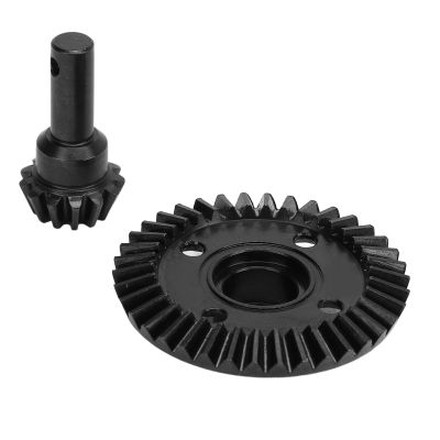38T 13T Gear, Steel Axle Gears Quiet Efficient Transmission RC Car Gear Set with Tapered Bevel Gear for 1/10 Model Car