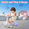 Ridego Colorful Lighting Baby Balance Bike for 1 Year Old Girls Gifts,Toddler Toys for 12-24 Month with Music,4 Silence Wheels Baby Walker,Toddler First Bike for 12-24 Month Birthday Toys Gifts view 2