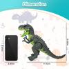 DPAPDI Electric Walking Dinosaur Toys for Kids - Small Tyrannosaurus with Detachable Tail Simulated Flame and Realistic Sounds, Best Dino Gifts for Boys & Girls 3-5 5-7 view 2