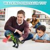DPAPDI Electric Walking Dinosaur Toys for Kids - Small Tyrannosaurus with Detachable Tail Simulated Flame and Realistic Sounds, Best Dino Gifts for Boys & Girls 3-5 5-7 view 3