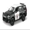 Maisto 1:24 Design Authority 2021 Chevrolet Tahoe, Black & White CHP view 1