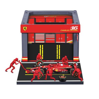 Bburago 1:43 2024 Ferrari SF-24 Pit Pass, Leclerc #16