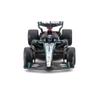 Bburago 1:43 Scale 2024 Formula Race Mercedes W15 Diecast Vehicle with Helmet, Russell #63 view 2