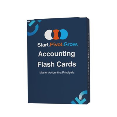 Accounting Flash Cards | Simplify Accounting Concepts | Learn Bookkeeping & Financial Literacy | Build Financial Intelligence | Ideal for Students & Professionals in Personal Finance