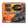 Bburago 1:24 2024 Race McLaren MCL38 Model Kit with Helmet, Norris #4 view 2