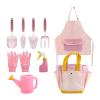 Kids Gardening Tool Set for Girls with Gloves and Rake for Family Time, 9Pcs view 1